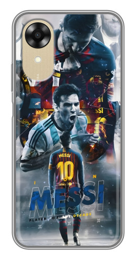 Силиконовый чехол с изображением "Легендарный Месси" для Oppo A17k