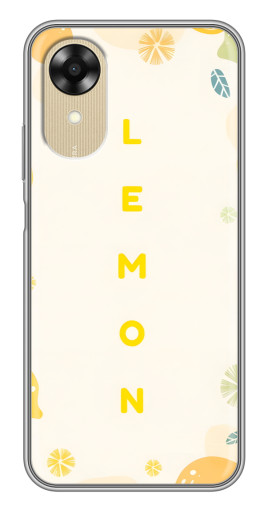 Силиконовый чехол с изображением "Lemon" для Oppo A17k