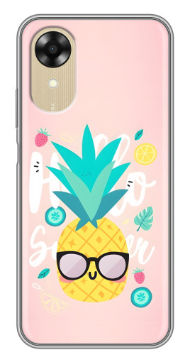 Чехол с картинкой "Летний ананас" для Oppo A17k