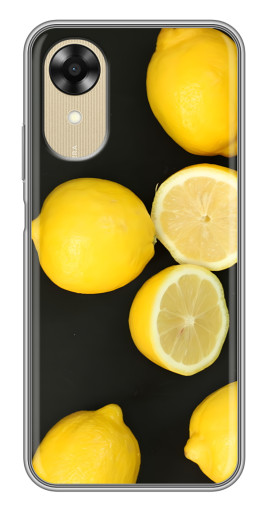 Силиконовый чехол с изображением "Лимонный стиль" для Oppo A17k