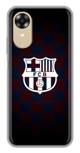 Силиконовый чехол с изображением "Лого FCB" для Oppo A17k