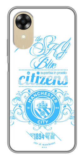 Силиконовый чехол с изображением "Лого Man Sity" для Oppo A17k