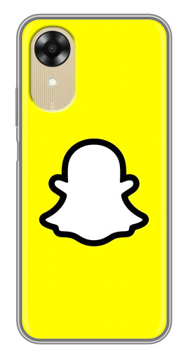 Чехол с принтом "Лого Snapchat" для Oppo A17k