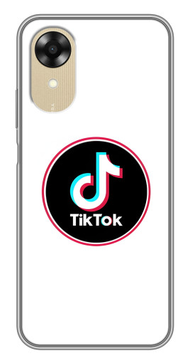 Чехол с принтом "Лого Тик Ток" для Oppo A17k