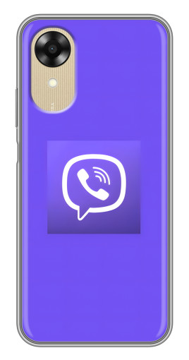 Чехол с принтом "Лого Viber" для Oppo A17k