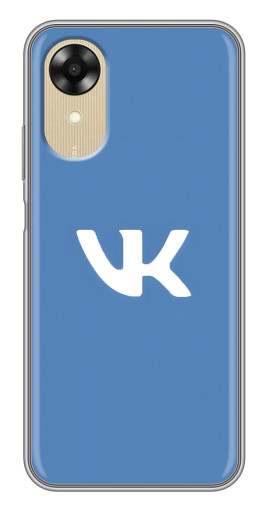 Силиконовый чехол с изображением "Лого ВК" для Oppo A17k