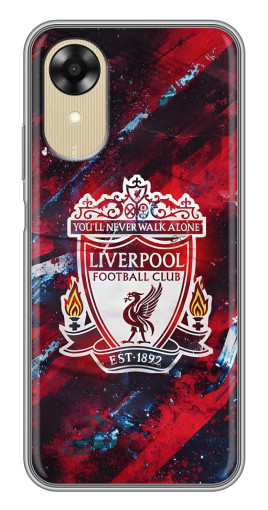 Чехол с картинкой "Логотип Ливерпуля" для Oppo A17k