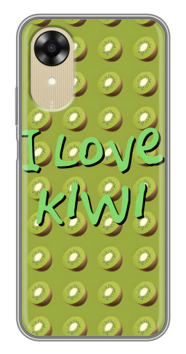 Силиконовый чехол с изображением "Love Kiwi" для Oppo A17k