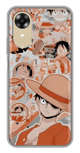 Чехол с картинкой "Луффи" для Oppo A17k