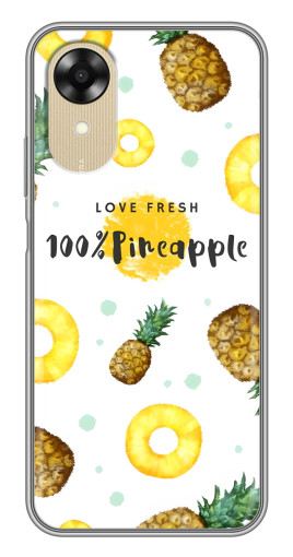 Чехол с печатью "Любовь к ананасам" для Oppo A17k