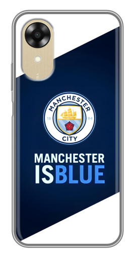 Чехол с картинкой "Manchester is Blue" для Oppo A17k