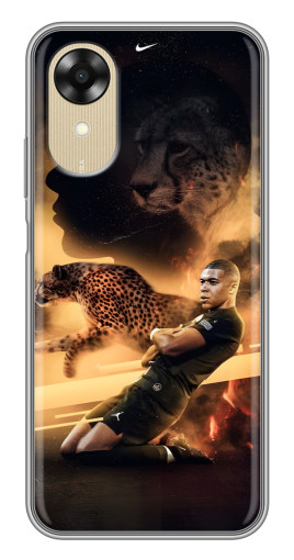 Чехол с картинкой "Мбаппе пантера" для Oppo A17k
