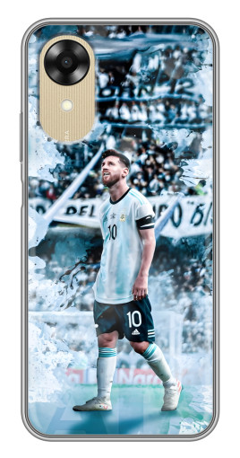 Чехол с картинкой "Месси в Аргентине" для Oppo A17k
