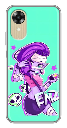 Силиконовый чехол с изображением "Милая Emz" для Oppo A17k Силиконовый чехол с изображением "Милая Emz" для Oppo A17k