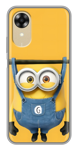 Силиконовый чехол с изображением "Миньон повис" для Oppo A17k