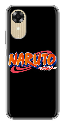 Чехол с картинкой "Надпись Naruto" для Oppo A17k