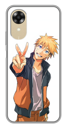 Силиконовый чехол с изображением "Наруто в костюме" для Oppo A17k