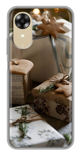 Чехол с картинкой "Нежные подарки" для Oppo A17k