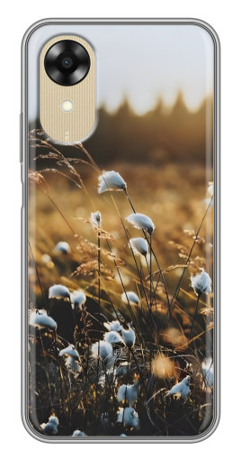 Чехол с печатью "Нежные полевые цветы" для Oppo A17k