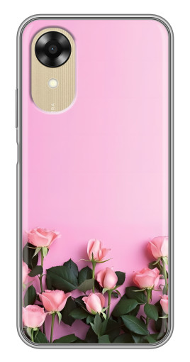 Чехол с принтом "Нежные розы" для Oppo A17k