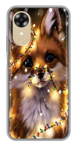 Чехол с картинкой "Новогодний лесенок" для Oppo A17k