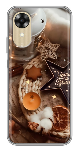 Чехол с печатью "Новогодняя атмосфера" для Oppo A17k