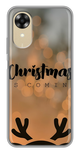 Чехол с картинкой "Новогодняя заставка" для Oppo A17k