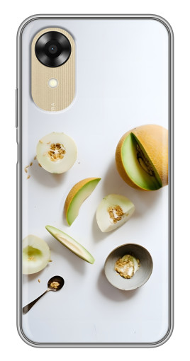 Силиконовый чехол с изображением "Обед из дынь" для Oppo A17k