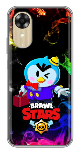 Силиконовый чехол с изображением "Пингвин с игры" для Oppo A17k