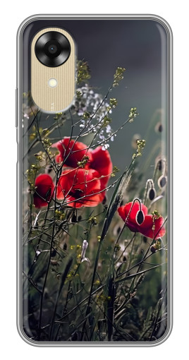 Чехол с картинкой "Поле цветов" для Oppo A17k
