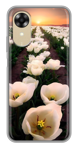 Чехол с картинкой "Поле тульпанов " для Oppo A17k