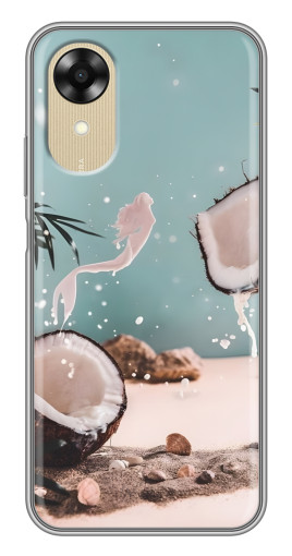 Чехол с принтом "Половинки кокоса" для Oppo A17k