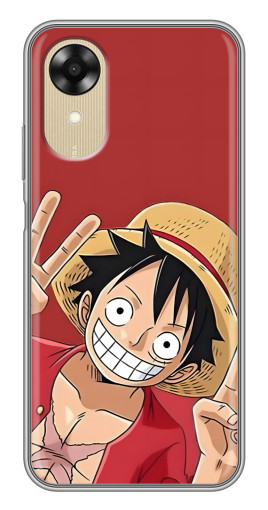 Чехол с картинкой "Радостный Манки Де Луффи" для Oppo A17k