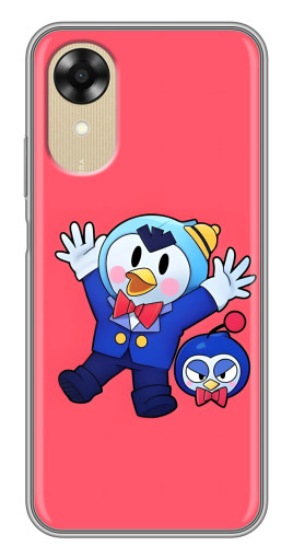 Силиконовый чехол с изображением "Радостный пингвин" для Oppo A17k