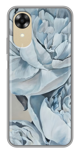 Чехол с принтом "Рисунок пионы" для Oppo A17k