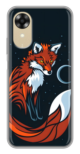 Чехол с картинкой "Рыжая лиса" для Oppo A17k