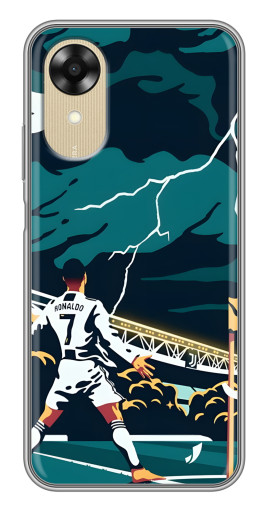 Чехол с принтом "Ronaldo празднование" для Oppo A17k