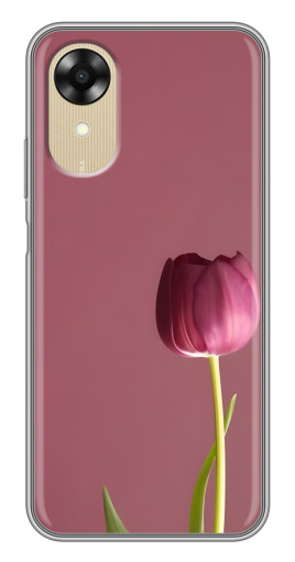 Чехол с картинкой "Розовый тюльпан" для Oppo A17k