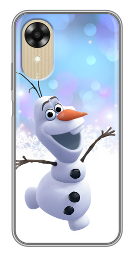 Чехол с картинкой "Снеговик Олаф" для Oppo A17k