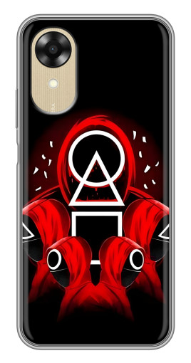 Чехол с печатью "Солдаты с игры кальмара" для Oppo A17k