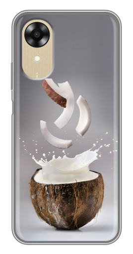 Чехол с принтом "Стакан кокоса" для Oppo A17k