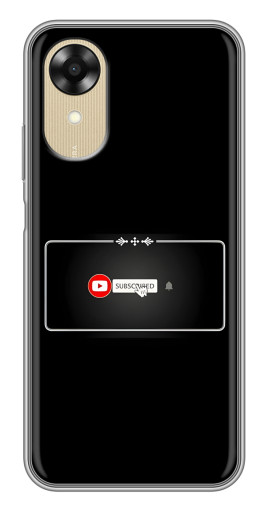 Силиконовый чехол с изображением "subscribed" для Oppo A17k