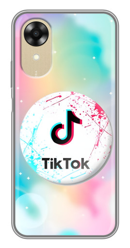 Чехол с картинкой "TikTok принт" для Oppo A17k