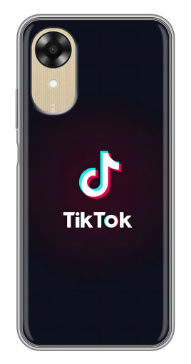 Чехол с принтом "TikTok темный" для Oppo A17k