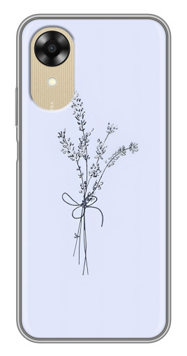 Чехол с печатью "Веточки лаванды" для Oppo A17k