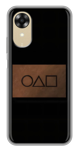Силиконовый чехол с изображением "Визитка игра в кальмара" для Oppo A17k