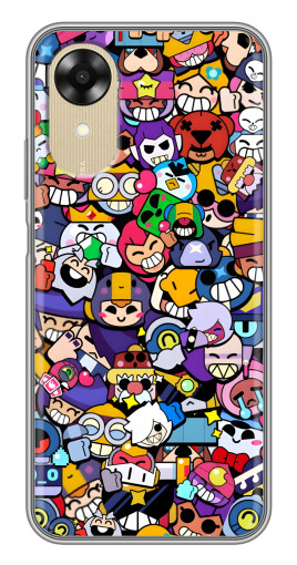 Чехол с картинкой "Все бойцы" для Oppo A17k