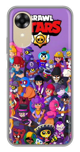 Силиконовый чехол с изображением "Все герои" для Oppo A17k