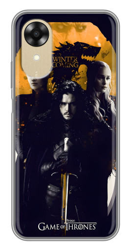 Чехол с печатью "Winter Coming" для Oppo A17k