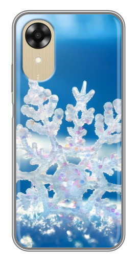 Чехол с печатью "Яркая снежинка" для Oppo A17k